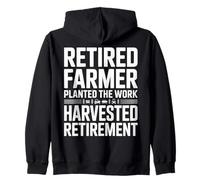 Un Agriculteur à la Retraite a planté Le Travail récolté Retraite Sweat à Capuche