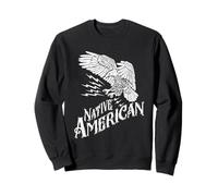 Un aigle avec des éclairs d'oiseau légendaire amérindien Sweatshirt