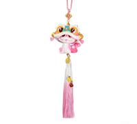 Un ajout charmant à votre collection de décorations de vacances avec ce pendentif serpent unique en résine peinte à la main adapté à n'importe quel espace (rose-A)
