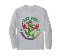 Un Alligator drôle Laisse Les manigances Commencer Mardi Gras Manche Longue