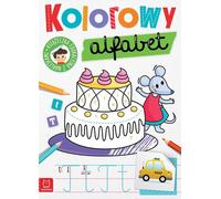 Un alphabet coloré Un livre d'autocollants éducatif par Anna Podgórska, Monika Zubrycka (Buch auf Polnisch)