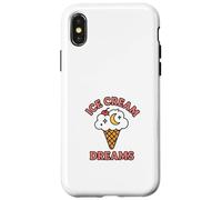 Un Amateur de crème glacée rêve d'être obsédé par Un passionné de Desserts Amusants Coque pour iPhone X/XS