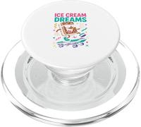 Un Amateur de crème glacée rêve d'être obsédé par Un passionné de Desserts Amusants PopSockets PopGrip pour MagSafe