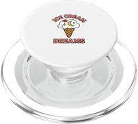 Un Amateur de crème glacée rêve d'être obsédé par Un passionné de Desserts Amusants PopSockets PopGrip pour MagSafe