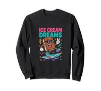 Un Amateur de crème glacée rêve d'être obsédé par Un passionné de Desserts Amusants Sweatshirt