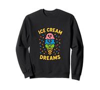 Un Amateur de crème glacée rêve d'être obsédé par Un passionné de Desserts Amusants Sweatshirt