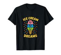 Un Amateur de crème glacée rêve d'être obsédé par Un passionné de Desserts Amusants T-Shirt