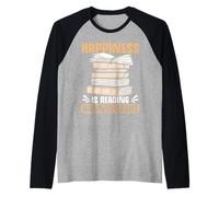 Un Amateur de Livres bannis lisant Un Livre Banni Puzzle Reader Manche Raglan