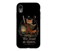 Un Amateur de Livres Fantasy Red Panda Reader Que Nous lisons à l'aube Coque pour iPhone XR
