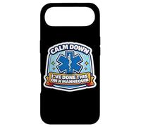 Un ambulancier drôle, Gardez Votre Calme, Je l'ai Fait avec Un Mannequin Coque pour iPhone Air