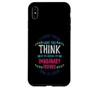 Un ami Imaginaire ou Mes Amis imaginaires pensent Que Je suis spécial Coque pour iPhone XS Max