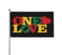 Un Amour Drapeaux De Jardin Décoratif Drapeau De Jardin Double Face Bannières 90X150Cm Pour Anniversaires Clubs Événement