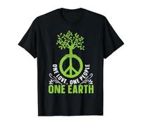 Un Amour, Un Peuple, Une Terre Journée Internationale de la Paix T-Shirt Graphique avec Valeur