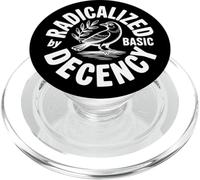 Un Amoureux de la Nature avec des Oiseaux Floraux rétro radicalisé par Une décence élémentaire PopSockets PopGrip pour MagSafe