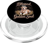 Un Amoureux des Chiens Golden Retriever est béni par Un Golden PopSockets PopGrip pour MagSafe
