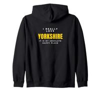 Un Amoureux du Yorkshire, J'aime Vraiment Le Yorkshire Sweat à Capuche