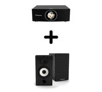 Un Ampli Cabasse AMP 240S + une paire d'enceintes bibliothèque Cabasse Antigua MT32/2