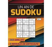 Un an de sudoku - 365 grilles, 5 niveaux de difficulté: No 2