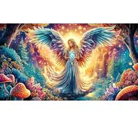 Un Ange aux Ailes radieuses Plane à Travers Les Nuages Puzzle 1000 pièces pour Adultes - Papier recyclé Cadeau Amusant & Jeu Familial Stimulant 38x26/1000pcs