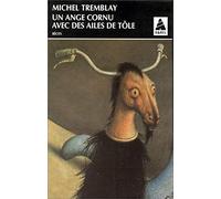 Un ange cornu avec des ailes de tole