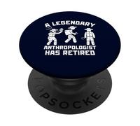 Un anthropologue légendaire a Une fête de Retraite à la Retraite PopSockets PopGrip Adhésif