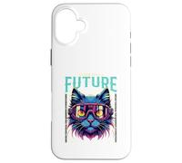 Un aperçu du Futur Design futuriste de Chats de Science-Fiction Coque pour iPhone 16 Plus