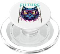 Un aperçu du Futur Design futuriste de Chats de Science-Fiction PopSockets PopGrip pour MagSafe