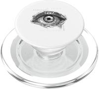 Un aperçu du Futur Design futuriste de Science-Fiction pour Les Yeux PopSockets PopGrip pour MagSafe