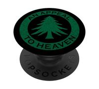 Un Appel au Ciel Drapeau de pin Rond de la Nouvelle-Angleterre PopSockets PopGrip Adhésif