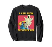 Un Appel de l'autre côté (Graphique fantôme rétro Amusant) Sweatshirt