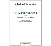 Un apprentissage Clarice Lispector (Auteur)