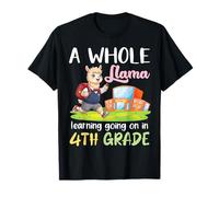 Un Apprentissage Complet du Lama en Cours dans la Vie étudiante de 4e année T-Shirt