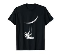 Un Astronaute se balançant Depuis la Lune, Un mème Spatial Amusant T-Shirt Graphique avec Valeur