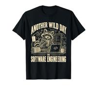 Un Autre Jour Sauvage en génie Logiciel Raccoon Programmer T-Shirt Graphique avec Valeur