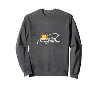 Un Autre Voyage Autour du Soleil Cadeau d'anniversaire pour Homme Sweatshirt, Unisexe pour Adultes, Chiné Foncé, XL