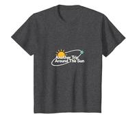 Un Autre Voyage Autour du Soleil Cadeau d'anniversaire pour Homme T-Shirt, Enfant, Chiné Foncé, 12 Ans