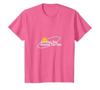 Un Autre Voyage Autour du Soleil Cadeau d'anniversaire pour Homme T-Shirt, Enfant, Rose chiné, 4 Ans