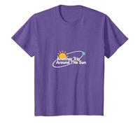 Un Autre Voyage Autour du Soleil Cadeau d'anniversaire pour Homme T-Shirt, Enfant, Violet chiné, 12 Ans