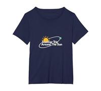 Un Autre Voyage Autour du Soleil Cadeau d'anniversaire pour Homme T-Shirt, Femme Grandes Tailles, Bleu Marine, 6X