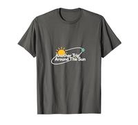 Un Autre Voyage Autour du Soleil Cadeau d'anniversaire pour Homme T-Shirt, Homme, Asphalte, XXL