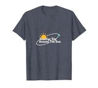 Un Autre Voyage Autour du Soleil Cadeau d'anniversaire pour Homme T-Shirt, Homme, Bleu Chiné, 6XL