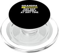 Un avertissement amusant pour grand-père peut faire une sieste soudaine à tout moment PopSockets PopGrip pour MagSafe