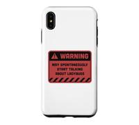 Un Avertissement Peut spontanément Commencer à Parler de coccinelles Coque pour iPhone XS Max