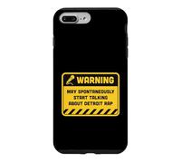 Un Avertissement Peut spontanément Commencer à Parler de Detroit Rap Coque pour iPhone 7 Plus/8 Plus