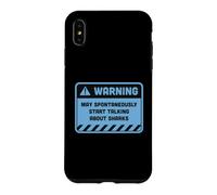 Un Avertissement Peut spontanément Commencer à Parler des Requins Coque pour iPhone XS Max