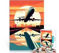 Un Avion Puzzles pour Adolescents de 1000 pièces Défi Difficile pour soulager Le Stress est idéal comme Cadeau pour Toute la Famille 38x26cm