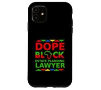 Un Avocat spécialisé dans la Planification successorale de Dope Black Proud Black Attorney Pride Coque pour iPhone 11