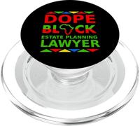 Un Avocat spécialisé dans la Planification successorale de Dope Black Proud Black Attorney Pride PopSockets PopGrip pour MagSafe