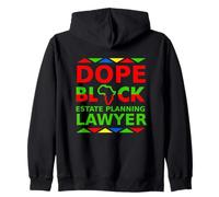 Un Avocat spécialisé dans la Planification successorale de Dope Black Proud Black Attorney Pride Sweat à Capuche