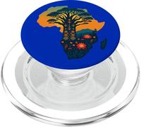 Un baobab enraciné en Afrique | Art tribal du continent africain PopSockets PopGrip pour MagSafe
